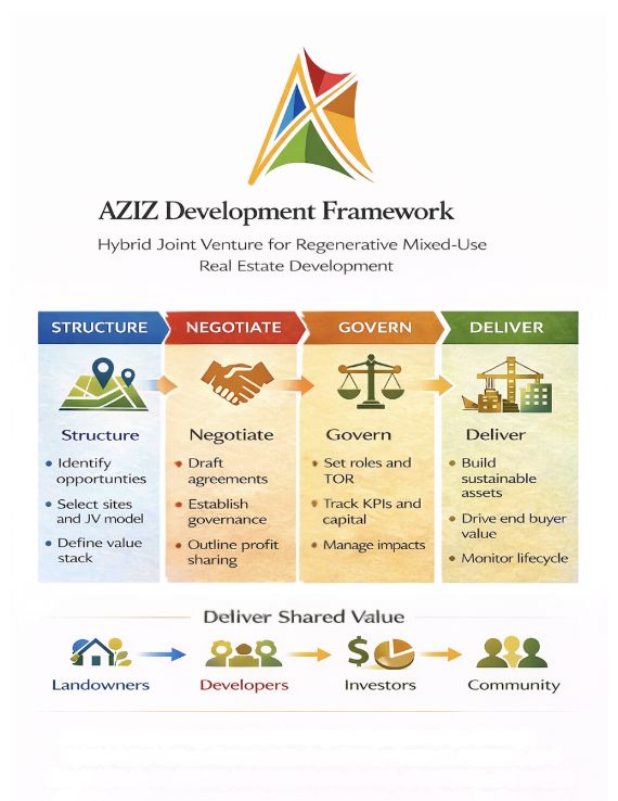 AZIZ Regenerative Development Framework Diagram
